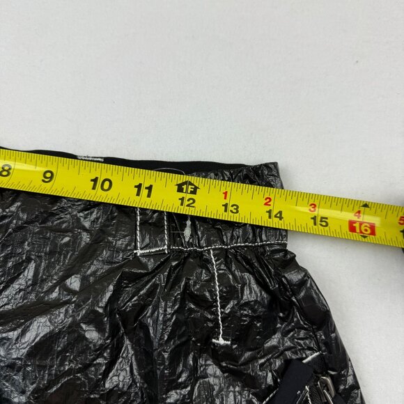 FP Movement Women Rough Rider Rich Black Elastic Parachute Tyvek Pants Sz M NWOT - Picture 8 of 13